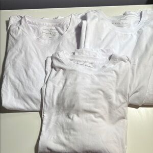 Bundle 3 Banana Republic White Short Sleeve Tee Essential XXL Tall